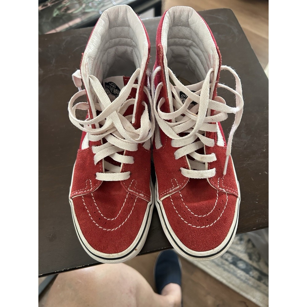 Size 3.5 - VANS Sk8- High Racing Red‎ - Picture 6 of 7